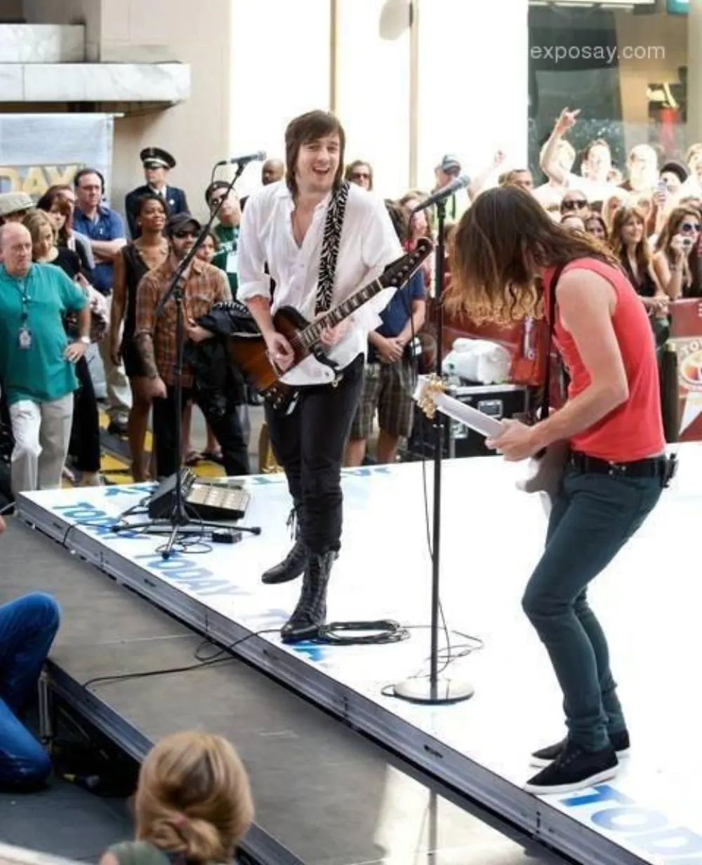 The band playing live on The Today Show in 2009